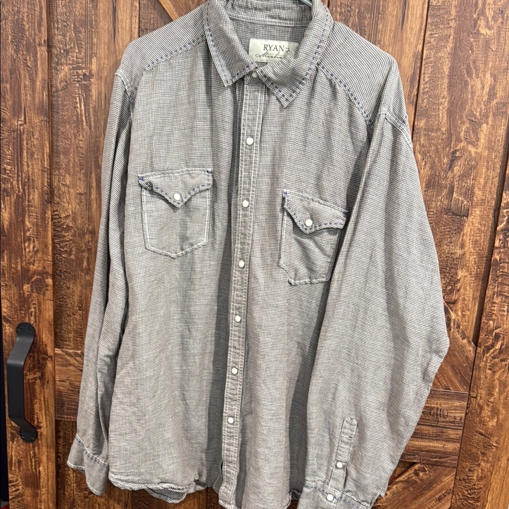 Men's Gray Casual Shirt